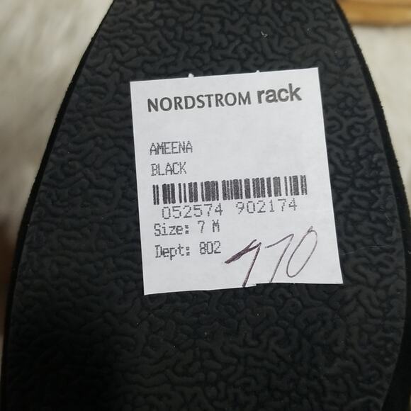 NWT Journee Collection Ameena Black Vegan Leather Mule Flats - Picture 7 of 8